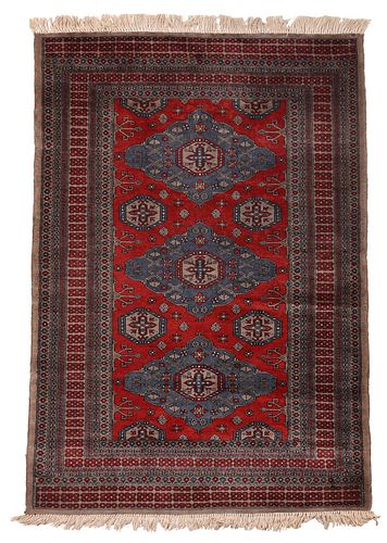 HAND KNOTTED RUG20th century red 371233