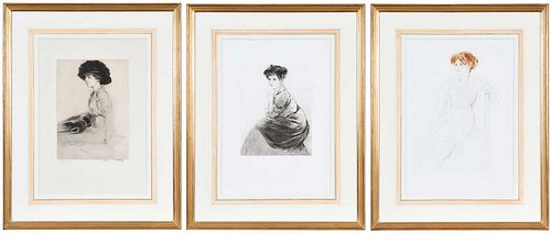 THREE CONTINENTAL ETCHINGS OF FRENCH