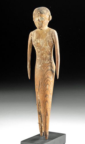 EGYPTIAN MIDDLE KINGDOM WOOD STRIDING