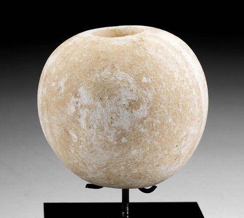 EGYPTIAN CHALCOLITHIC BANDED ALABASTER