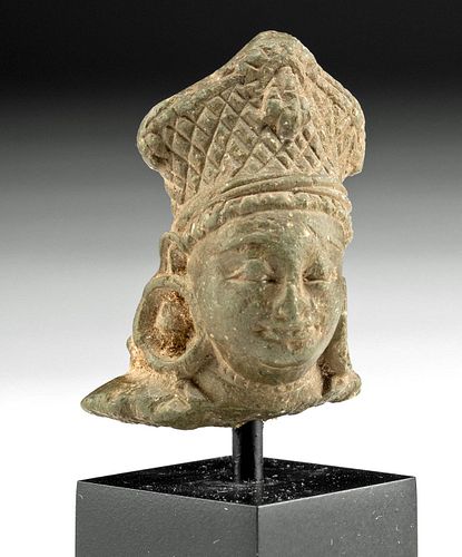 4TH C INDIAN GUPTA STONE HEAD 3712ab