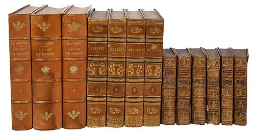 13 VOLUMES FRENCH HISTORY AND RELIGIOUS