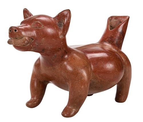 COLIMA STYLE REDWARE DOGMexican,