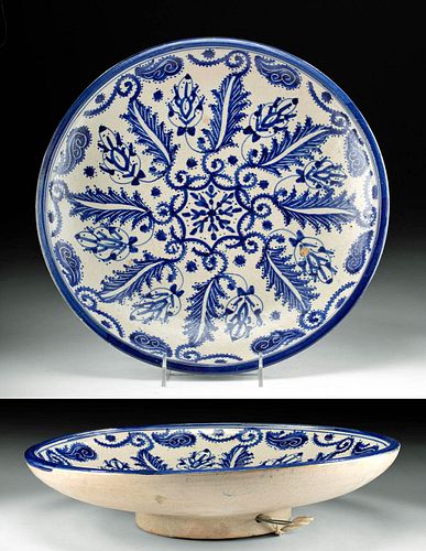 19TH C MOROCCAN BLUE ON WHITE 371337