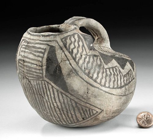 PREHISTORIC ANASAZI CHACO POTTERY DUCK