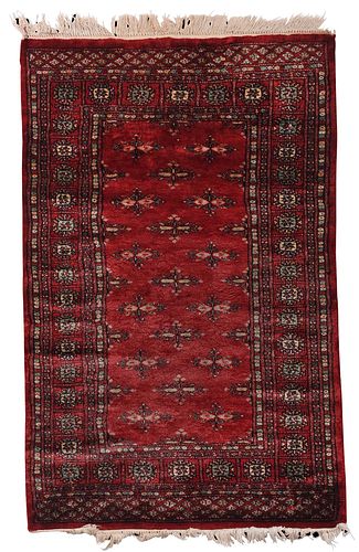 AFGHAN RUG20th century red field 37136c