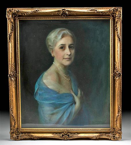 1926 AMERICAN PORTRAIT ELEGANT WOMAN,