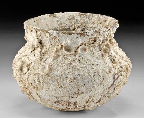 6TH C. BYZANTINE POTTERY JAR W/