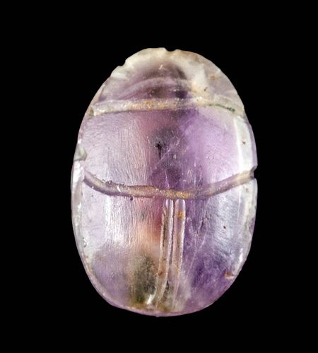 EGYPTIAN MIDDLE KINGDOM AMETHYST 3714db