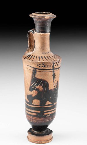 GREEK ATTIC BLACK FIGURE LEKYTHOS 3714e9