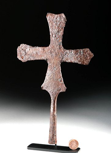 EARLY BYZANTINE FORGED IRON PROCESSIONAL 3714f4