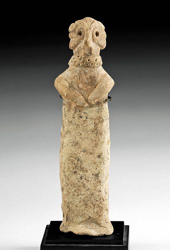 ANCIENT SYRO HITTITE POTTERY STANDING 3714fe