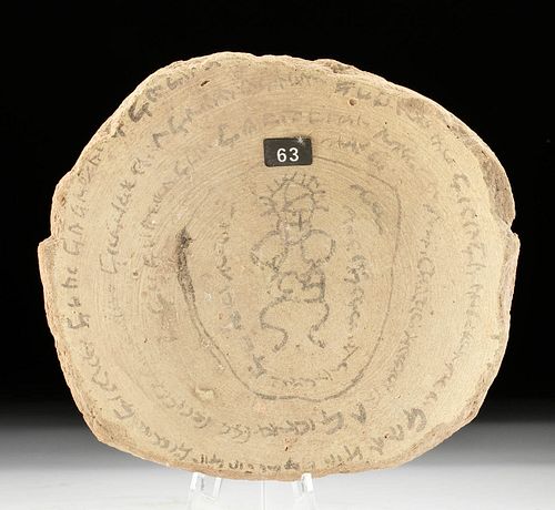 SASANIAN JUDEO-ARAMAIC POTTERY