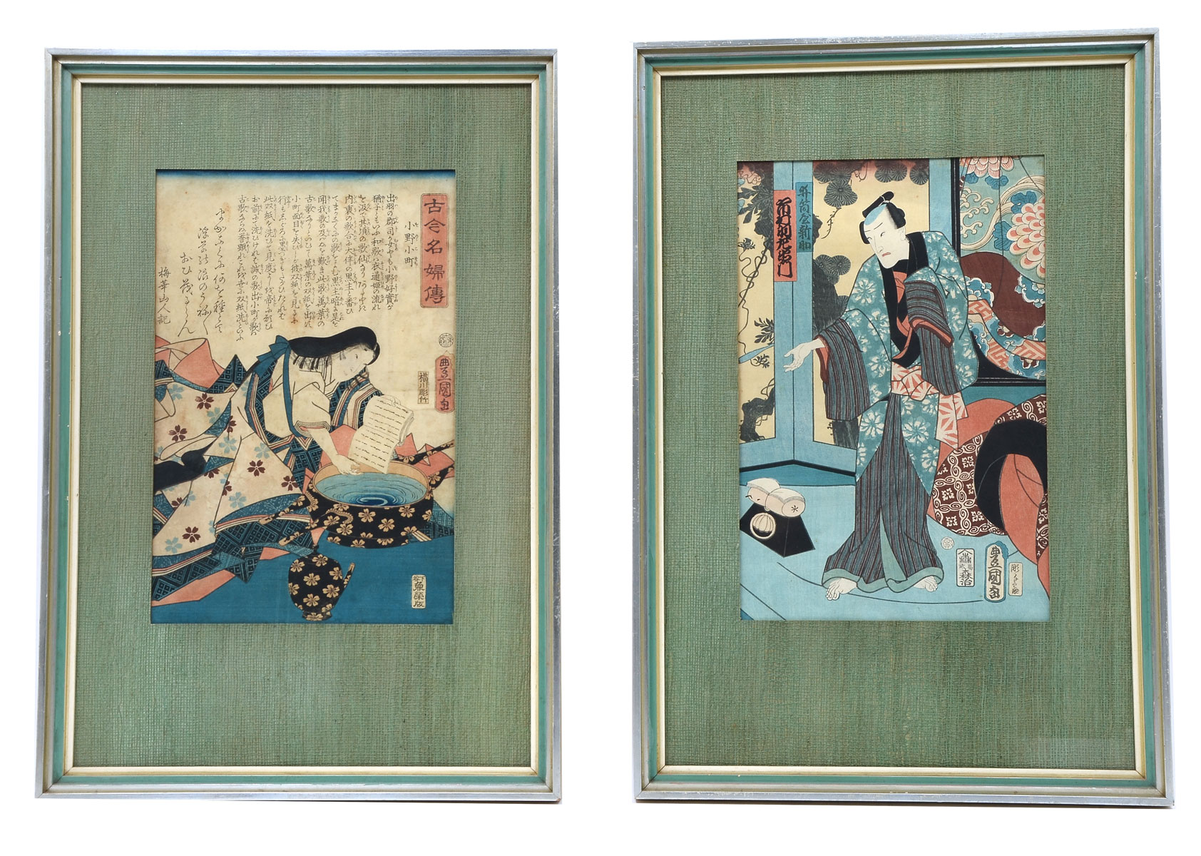 TWO 19TH CENTURY JAPANESE WOODBLOCK 36eeed