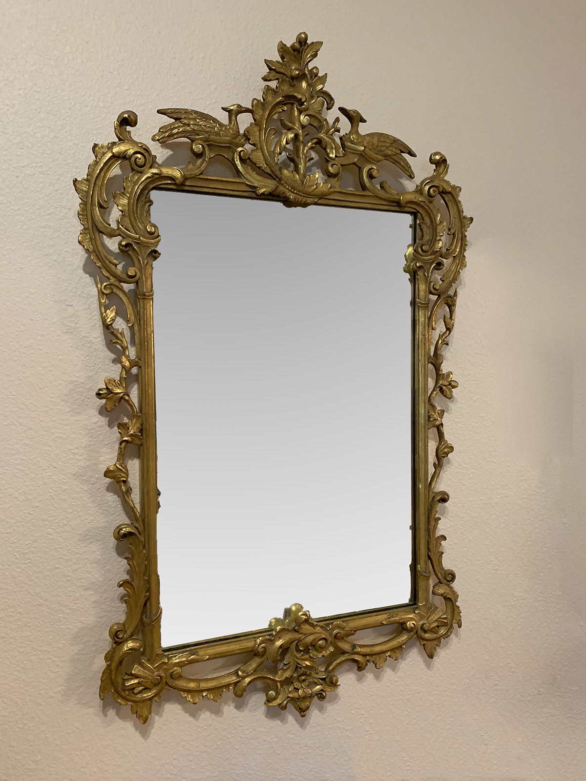 CARVED GILTWOOD MIRROR Gilt carved 36ef69