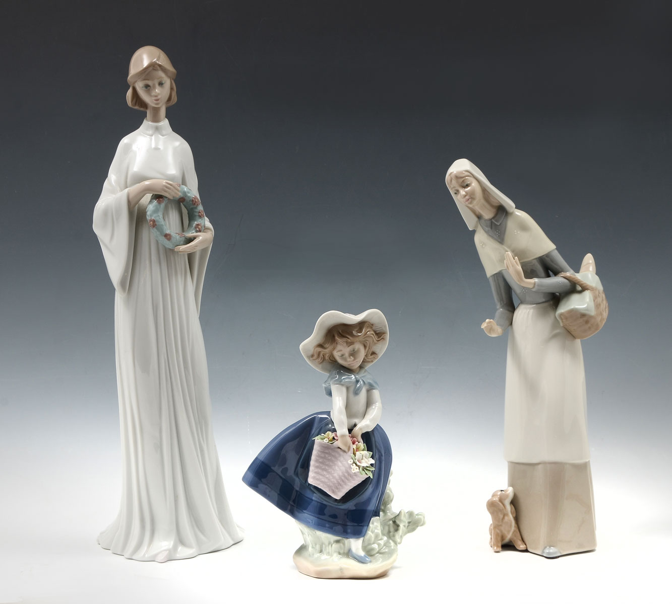 3 PIECE LLADRO COLLECTION: Comprising;