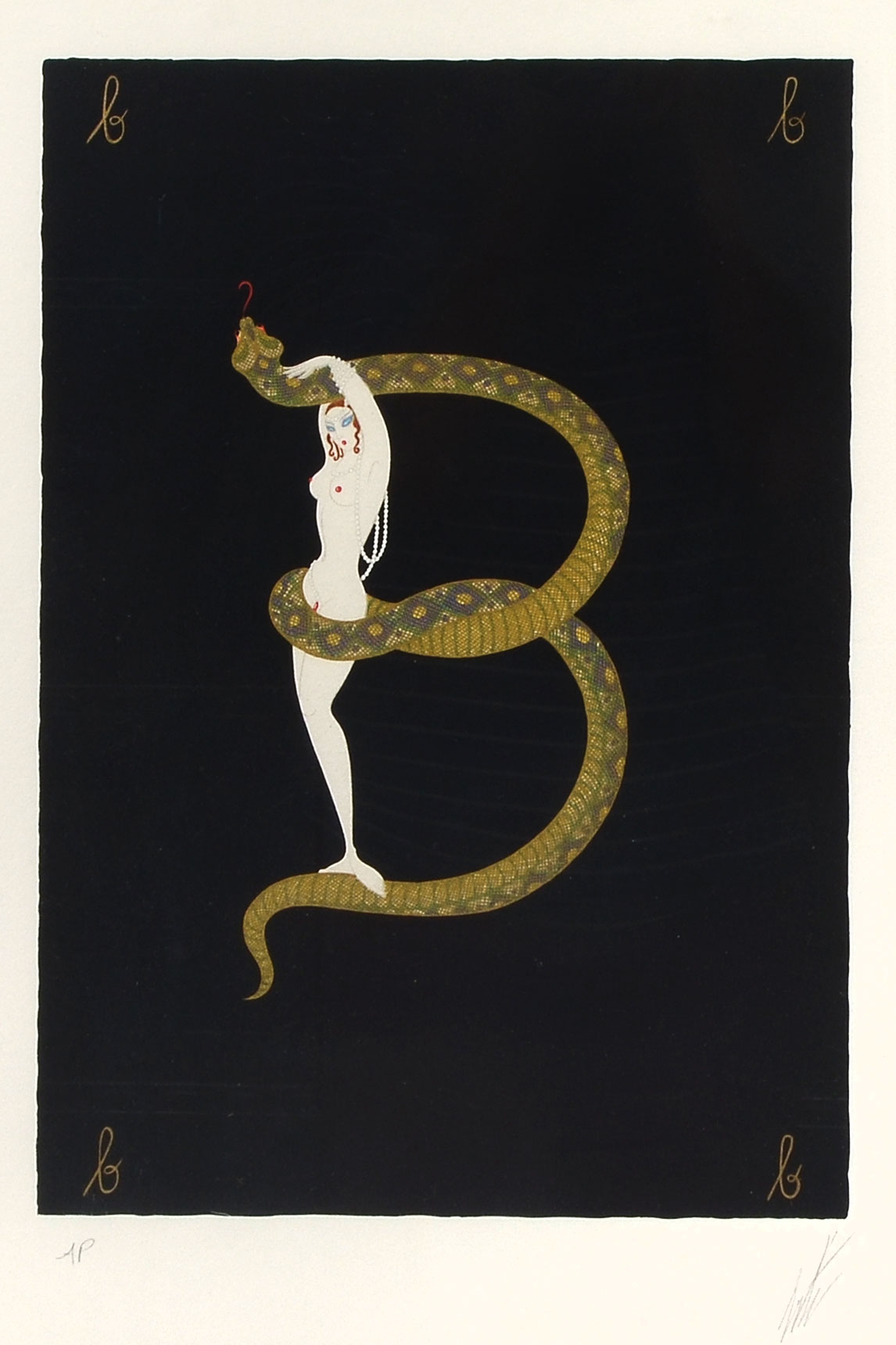 ERTE, (Russian, 1892-1990): ''B'',