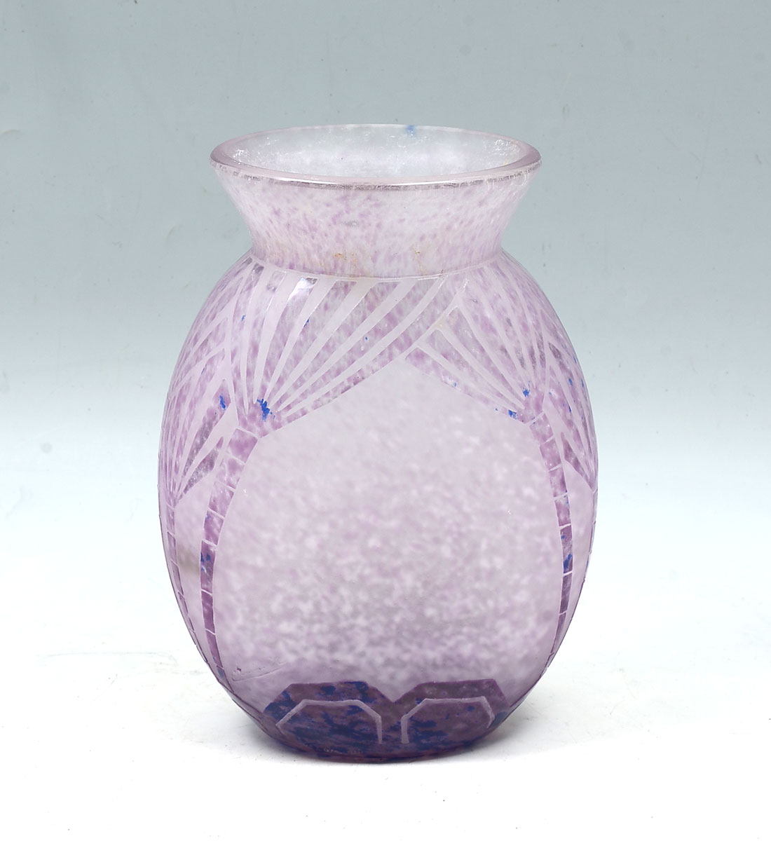 LA VERRE FRANCE CAMEO GLASS VASE  36f1a5