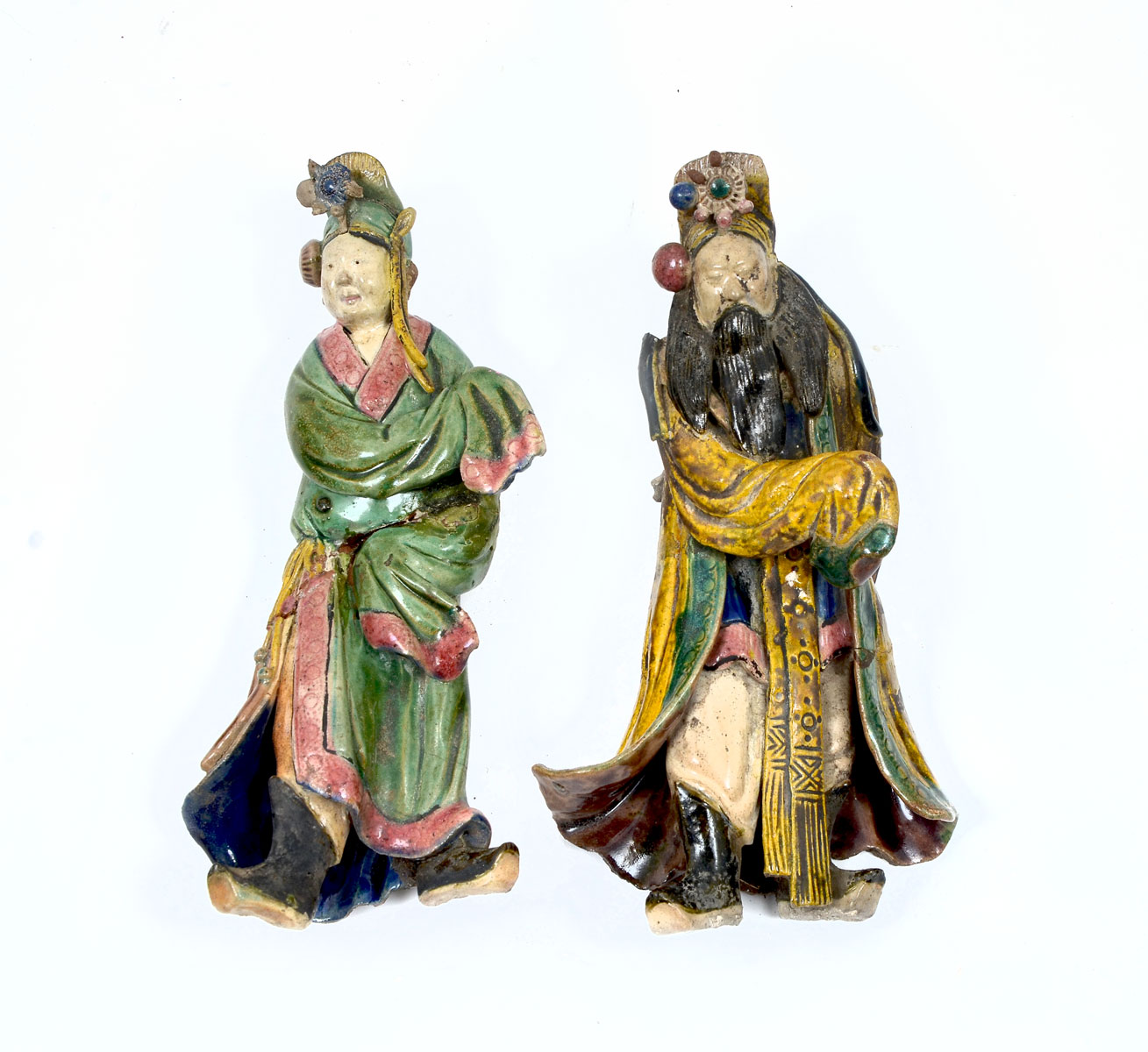 2 PC. CHINESE QING DYNASTY FIGURAL