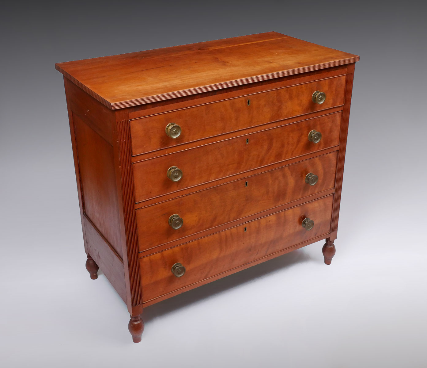 FEDERAL PERIOD 4 DRAWER CHEST: