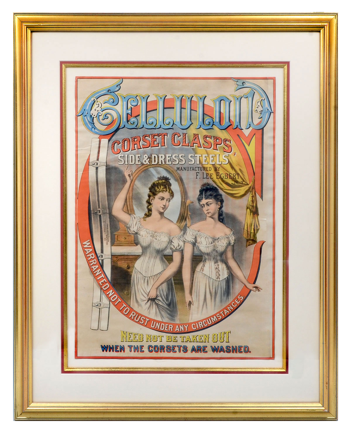 ADVERTISEMENT LITHOGRAPH FOR CELLULOID
