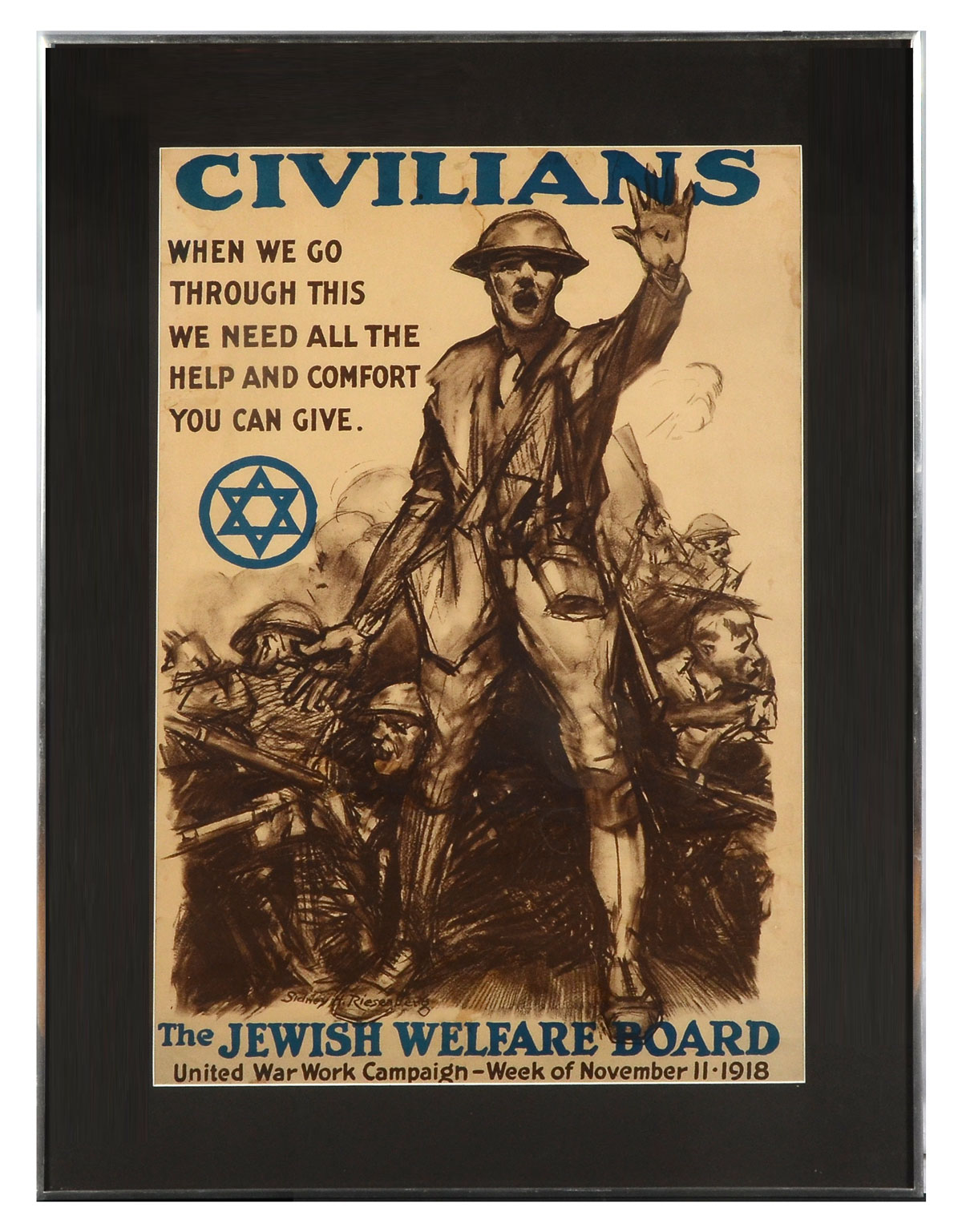 RIESENBERG POSTER FOR THE JEWISH