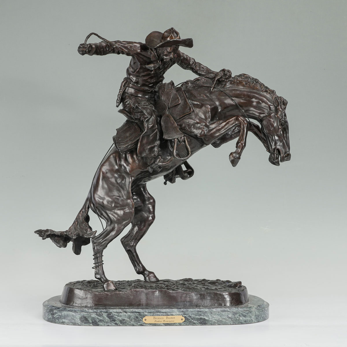 BRONCO BUSTER BRONZE AFTER FREDERIC