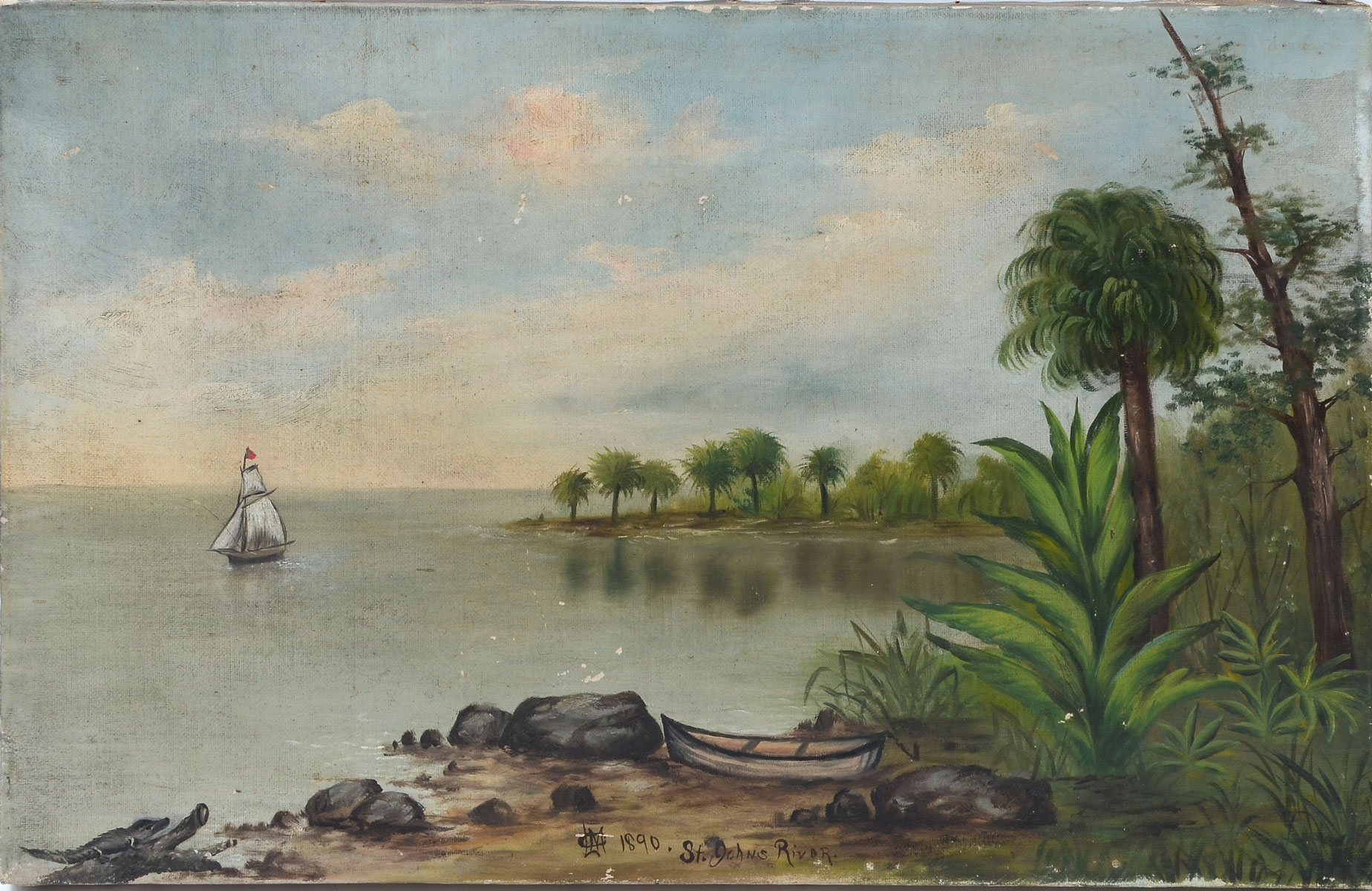 19TH CENTURY ST. JOHNS RIVER FLORIDA