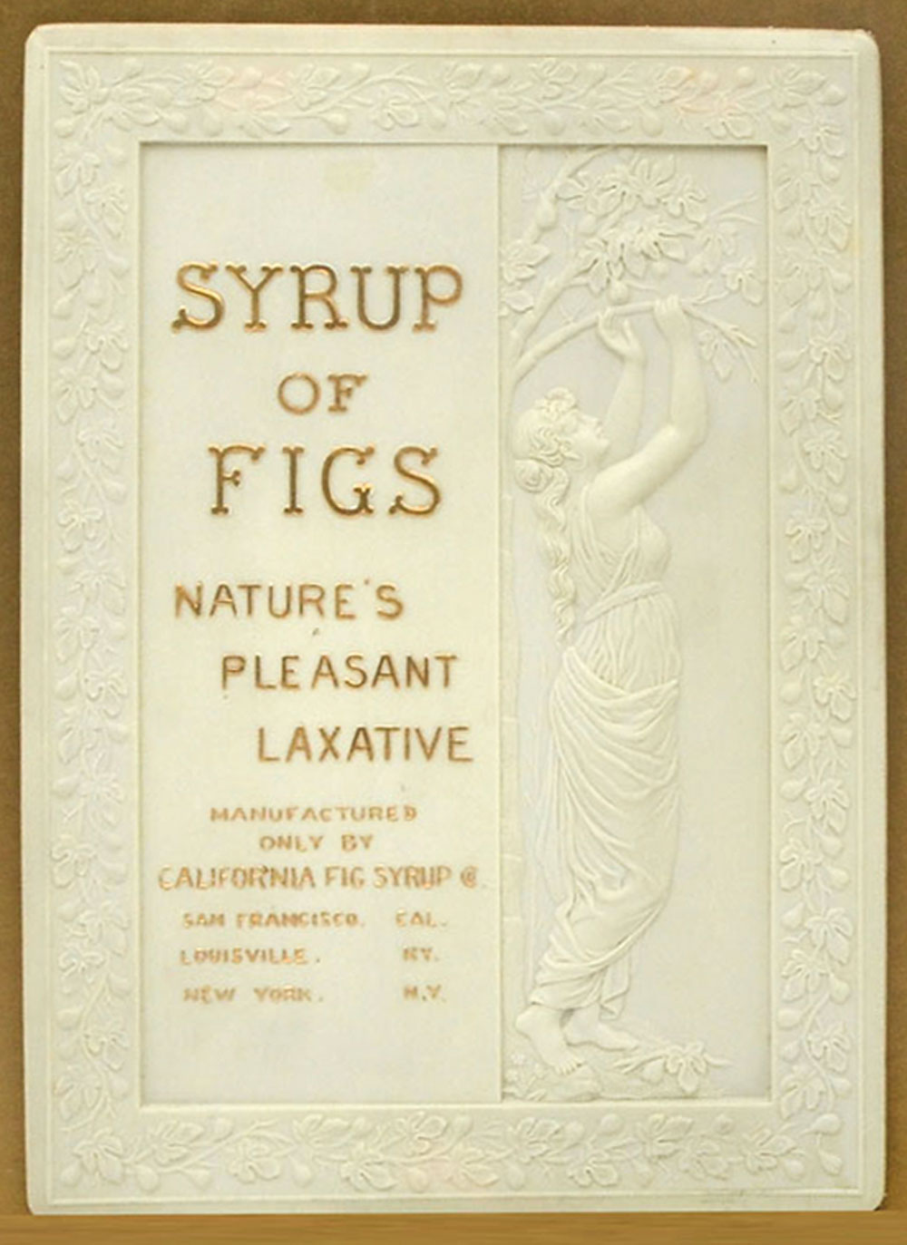SYRUP OF FIGS ADVERTISEMENT BY