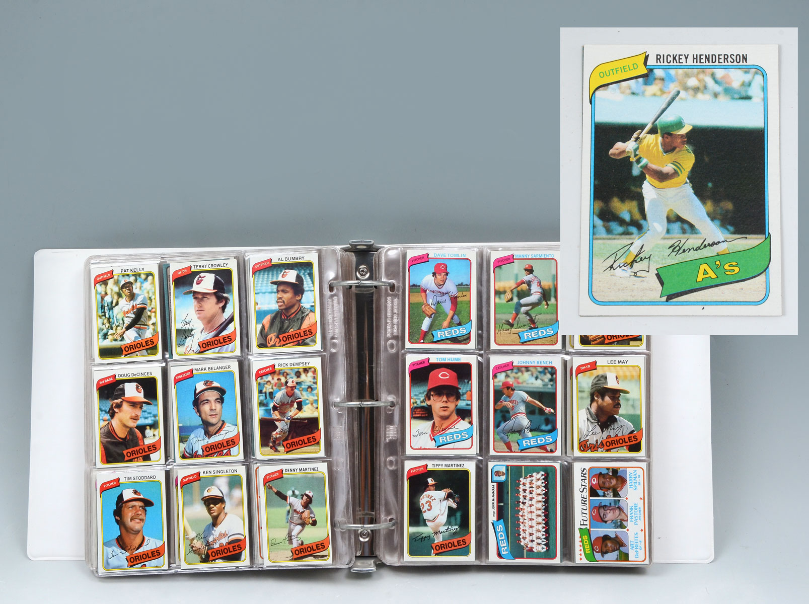 1980 TOPPS BASEBALL CARD ALBUM  36f37b