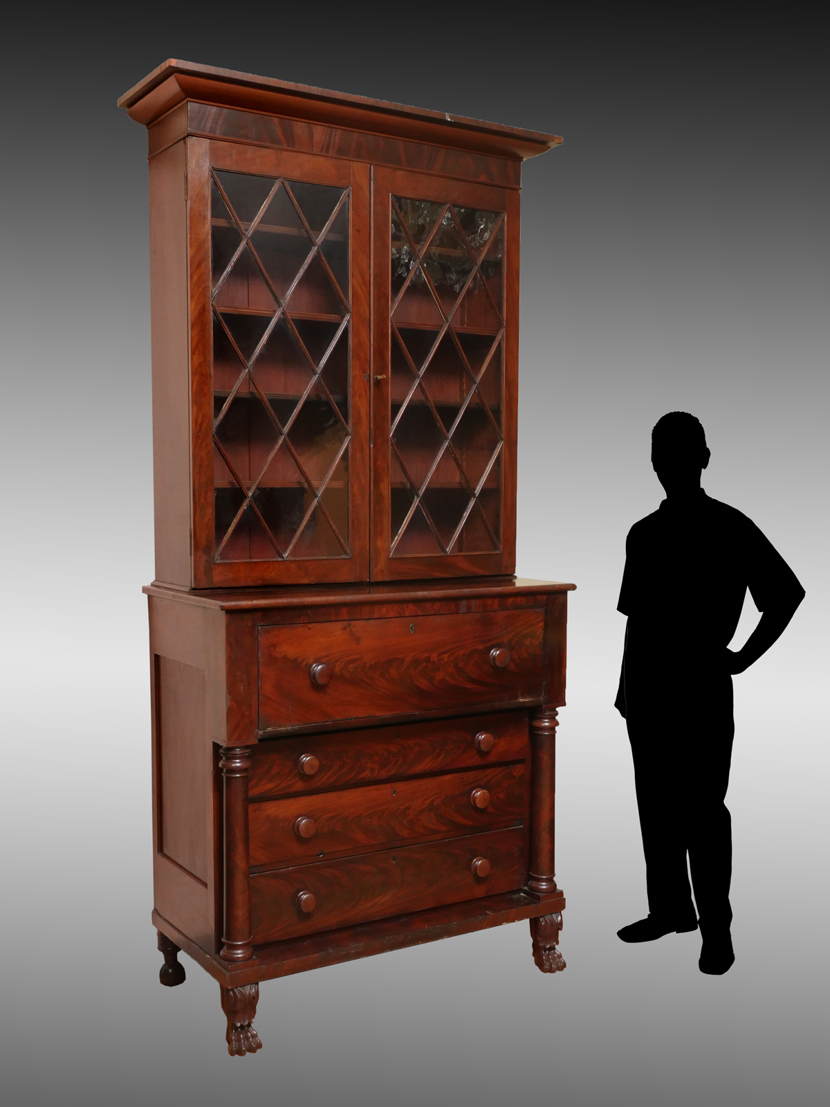 FEDERAL SECRETARY BOOKCASE Federal 36f3ff