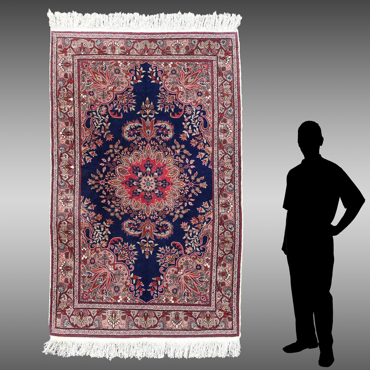 TURKISH HAND KNOTTED WOOL RUG,