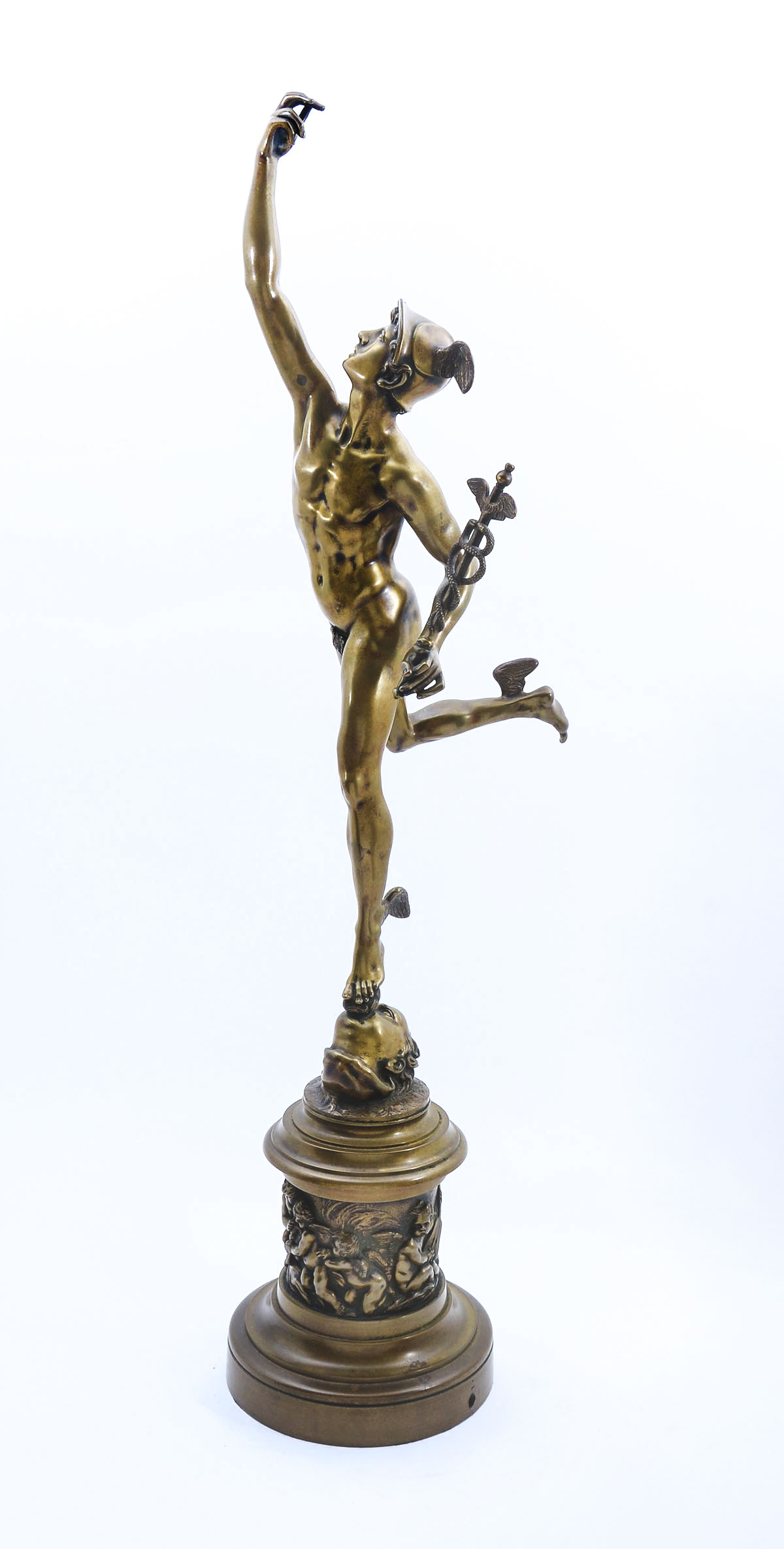 BRONZE SCULPTURE OF MERCURY AFTER 36f441