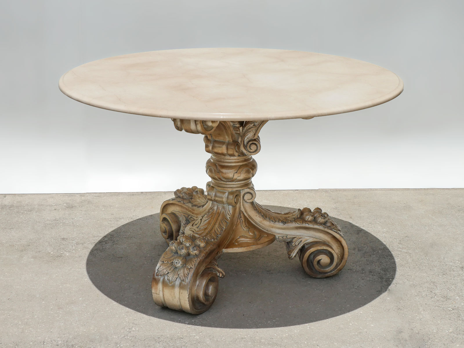 MAITLAND SMITH MARBLE TOP TABLE  36f495