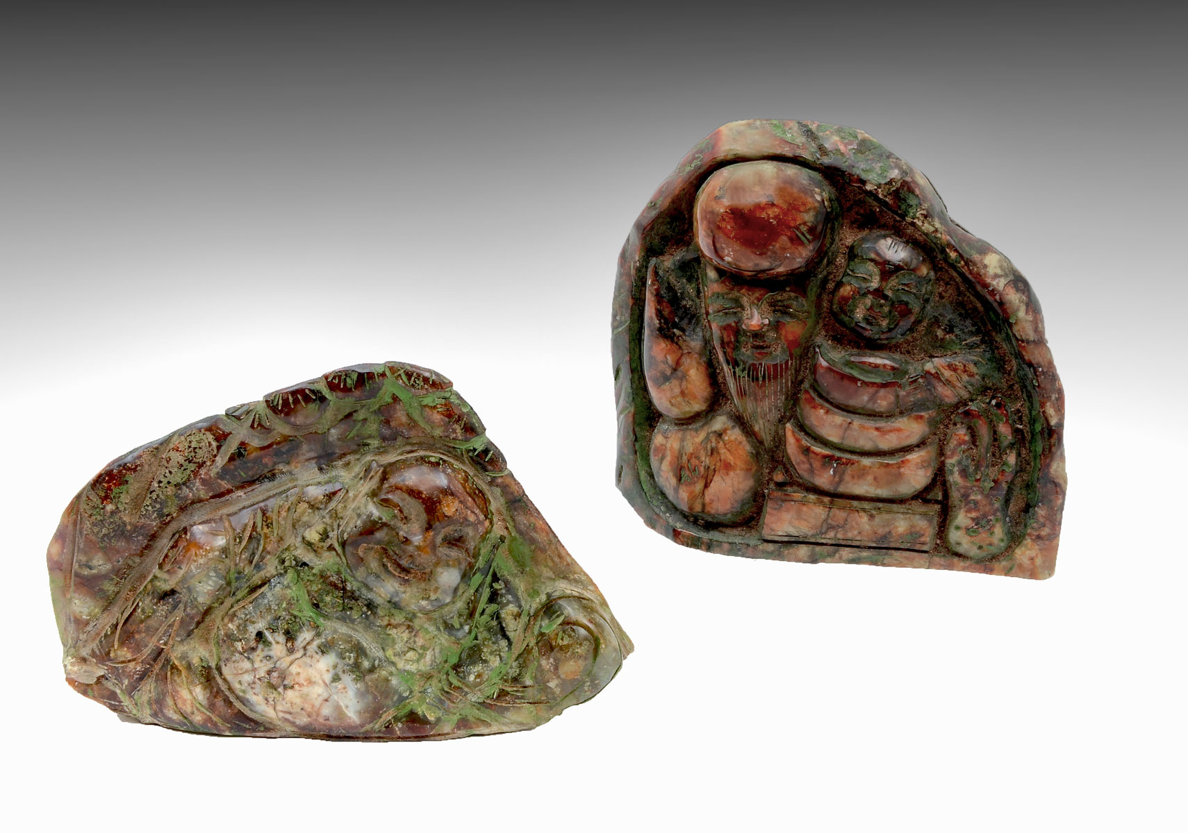 2 CHINESE HARD STONE CARVINGS: