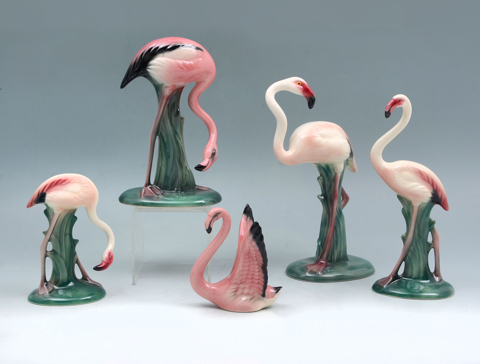 5 PC. WILL GEORGE FLAMINGO COLLECTION: