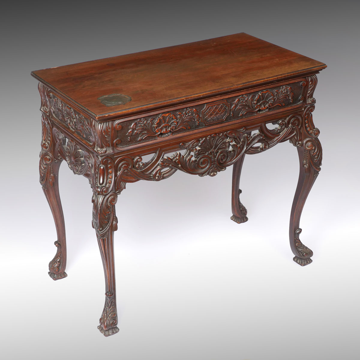 CARVED CREDENZA TABLE: Credenza