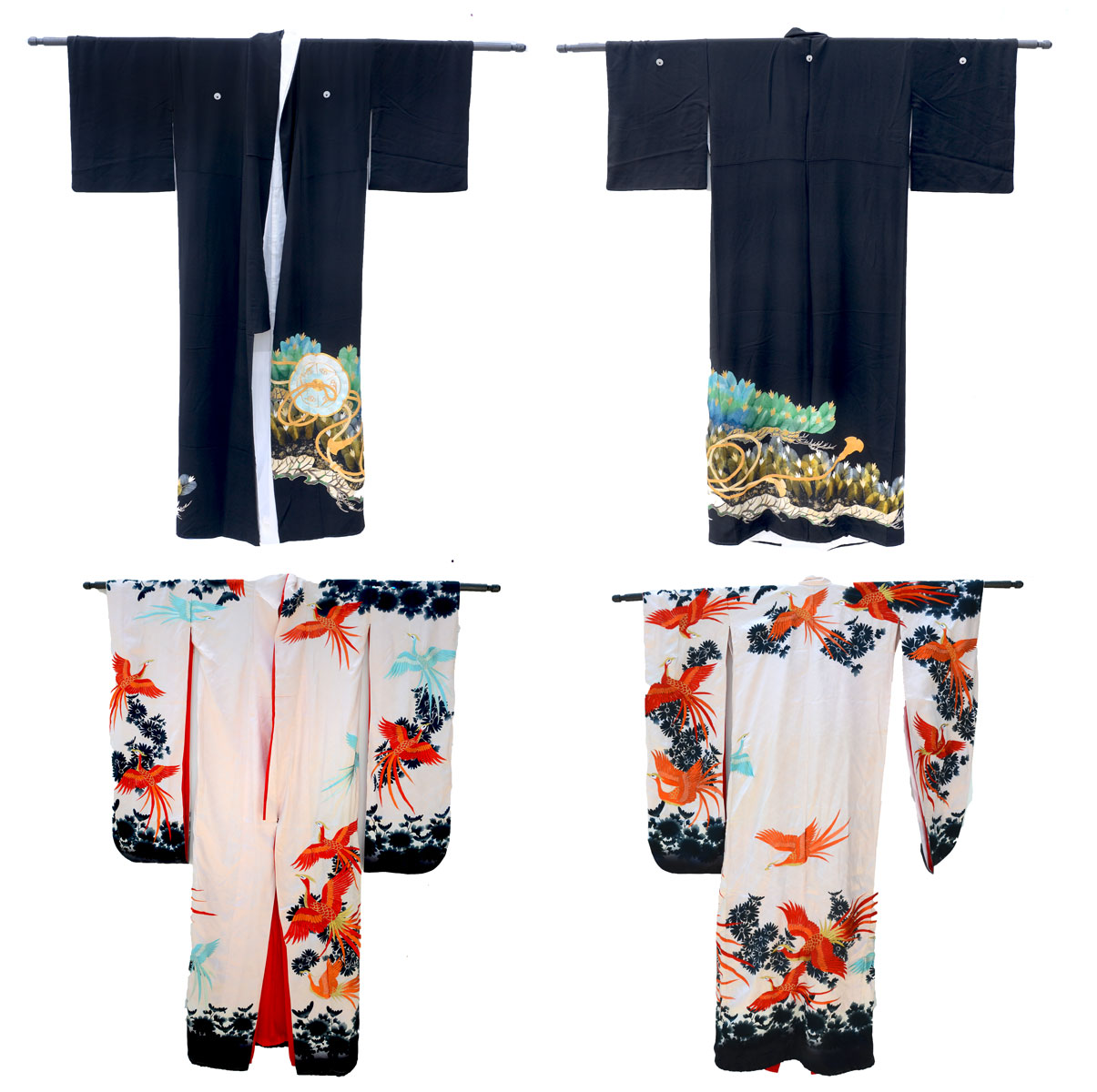 2 JAPANESE KIMONOS: 2 Japanese