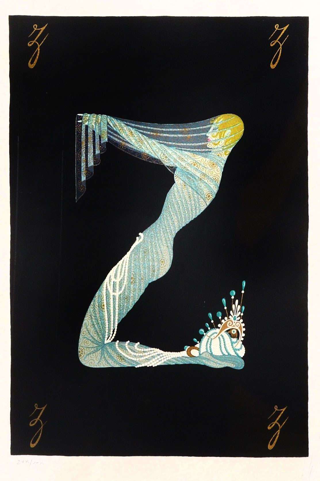 ERTE, (Russian, 1892-1990): Letter Z,