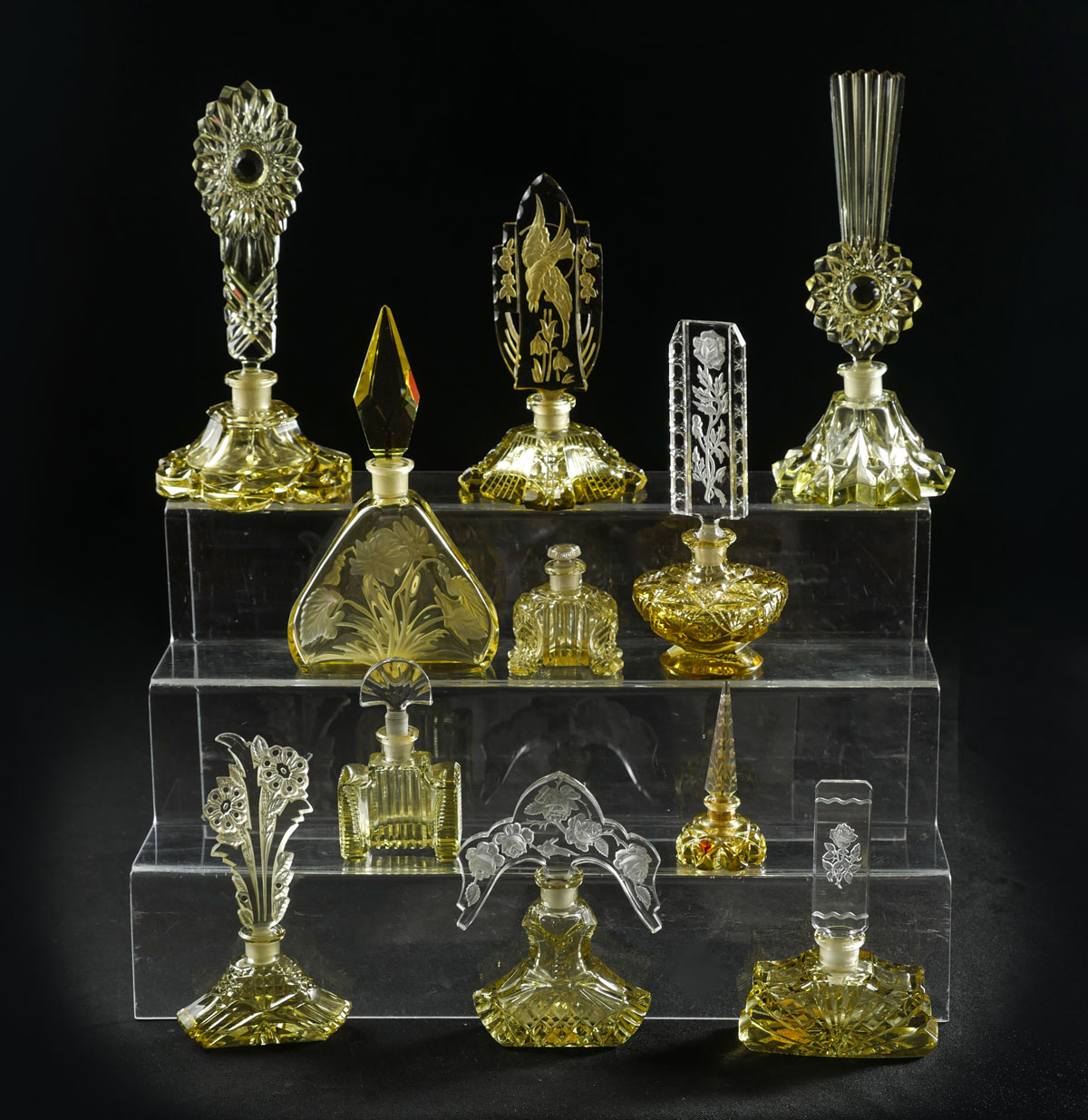 ART DECO PERFUME BOTTLE COLLECTION  36f5f3