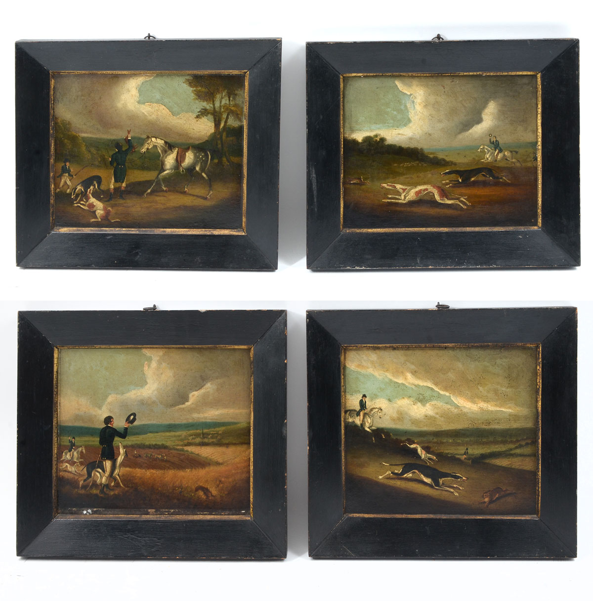 4 PIECE 19TH CENTURY ENGLISH HUNT 36f69a