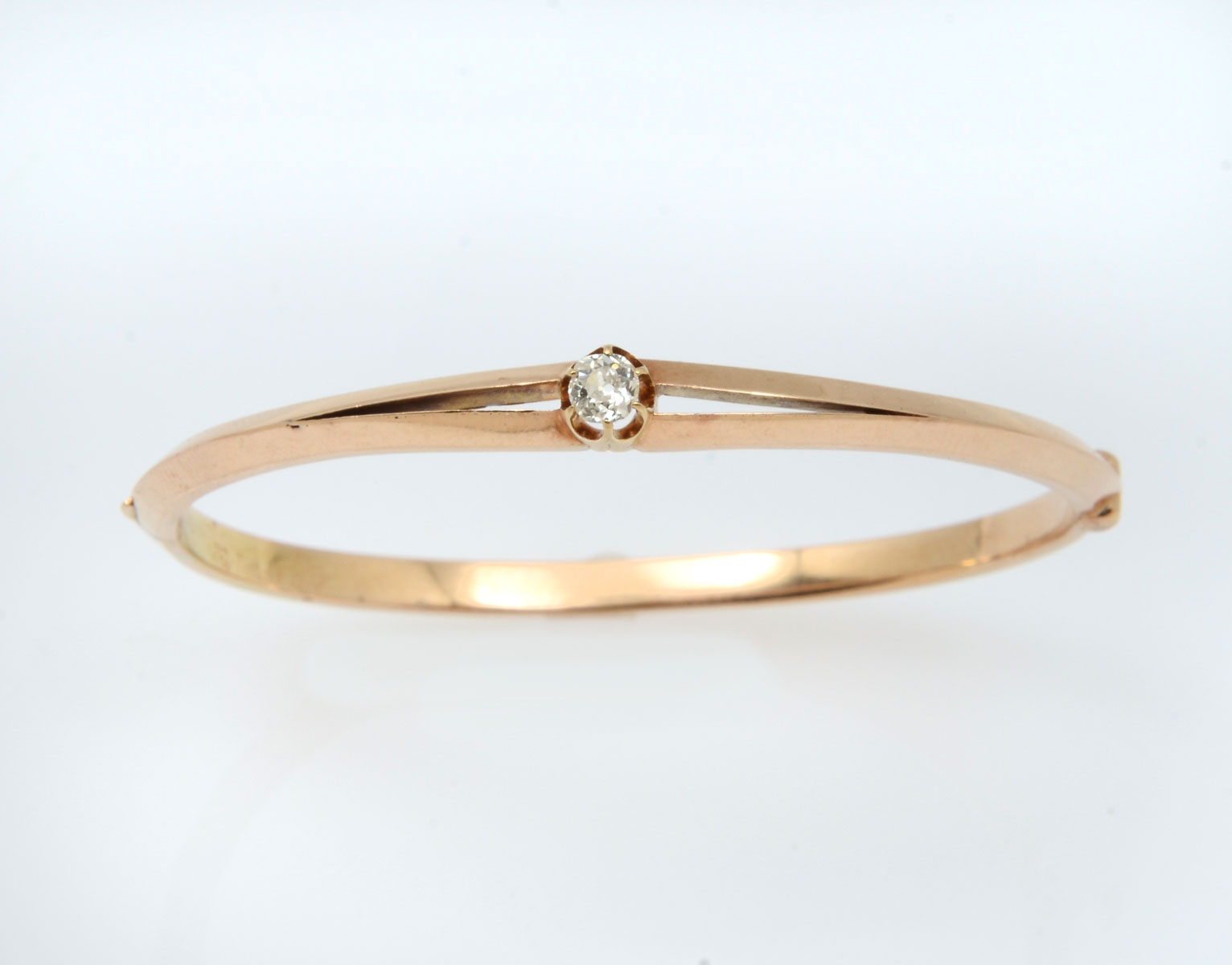 14K ARTS & CRAFTS EDWARDIAN DIAMOND