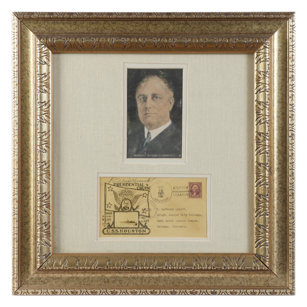 1935 FDR AUTOGRAPHED PRESIDENTIAL 36f77f