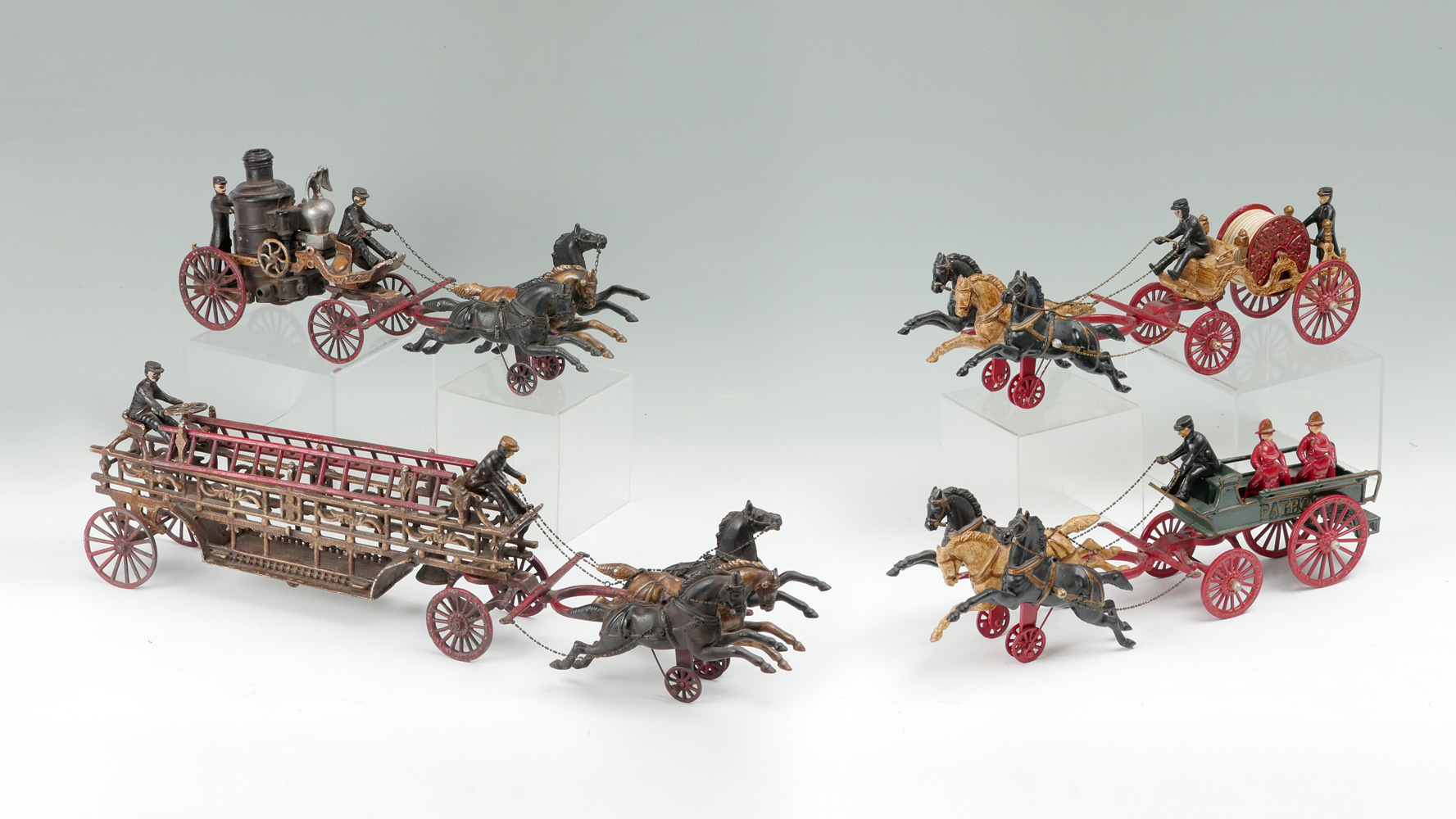 CAST IRON HORSE DRAWN COLLECTION: