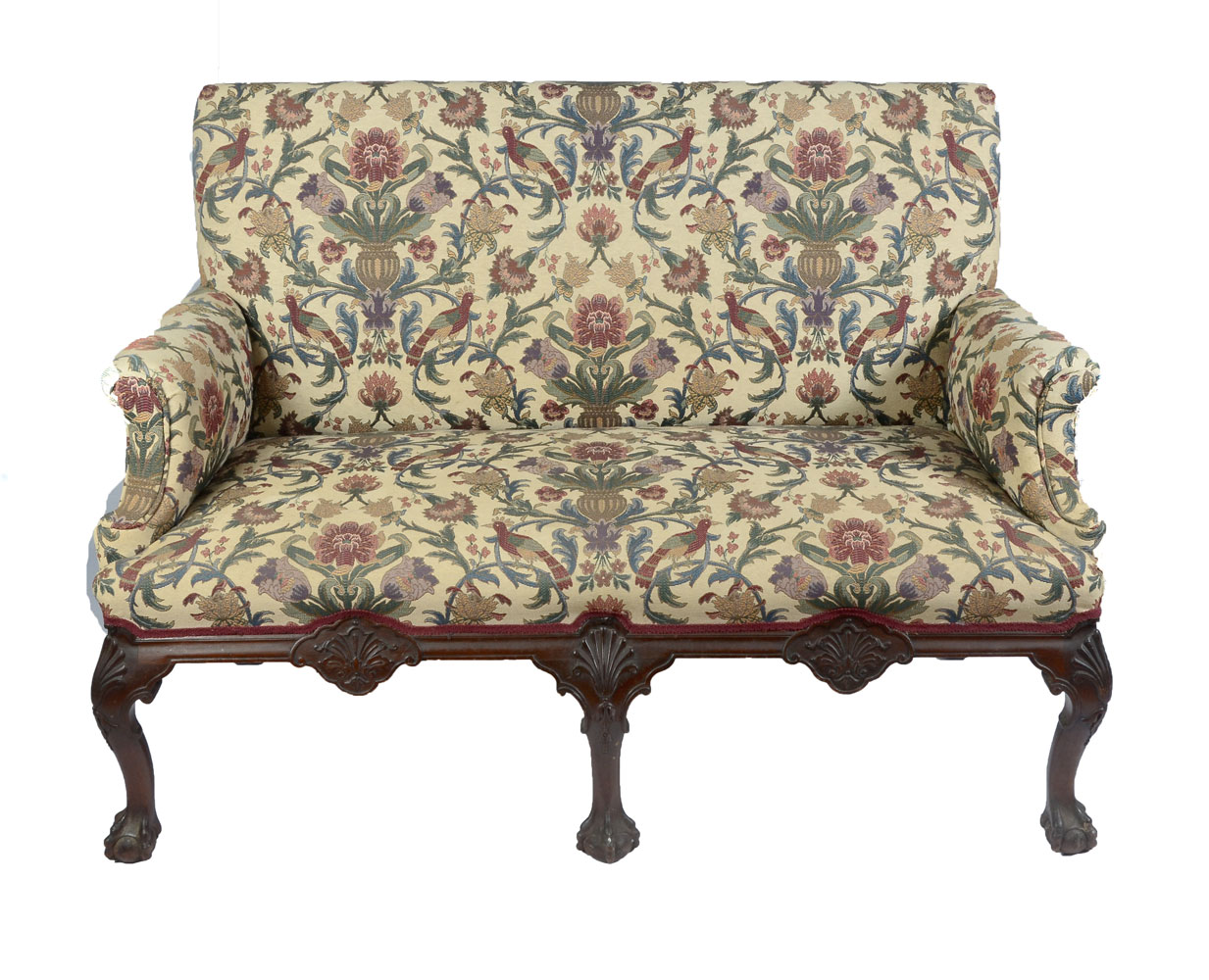 CHIPPENDALE 6 LEG SETTEE 6 legged 36f7d5