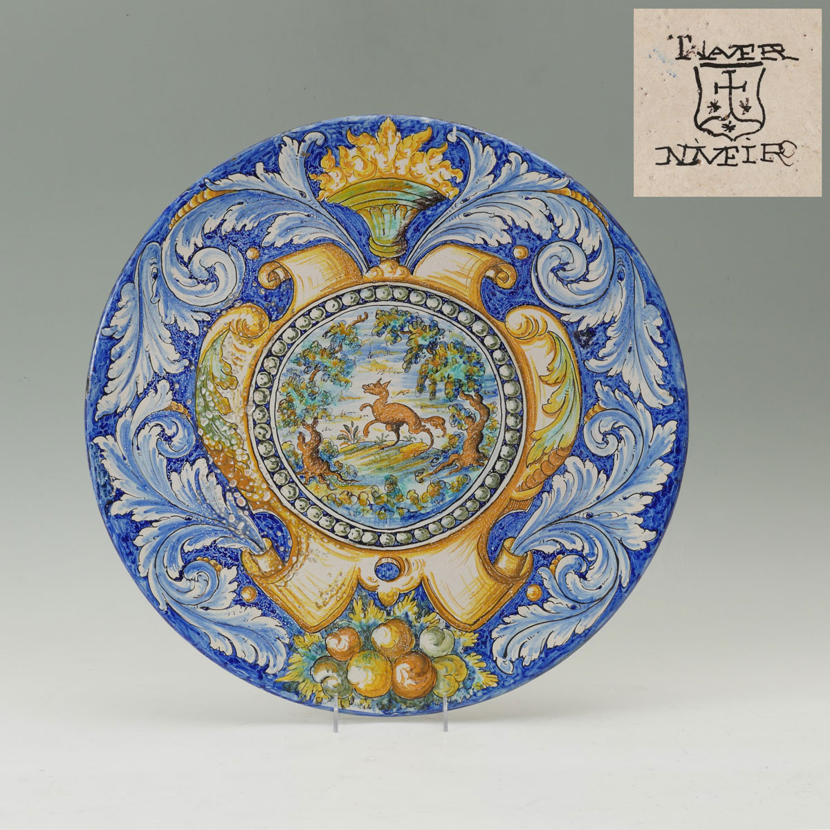 18TH C TALAVERA FAIENCE MAJOLICA 36f7fe