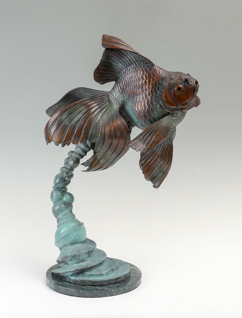 ADAMS, Jeff, (American, 20th C.): Patinated