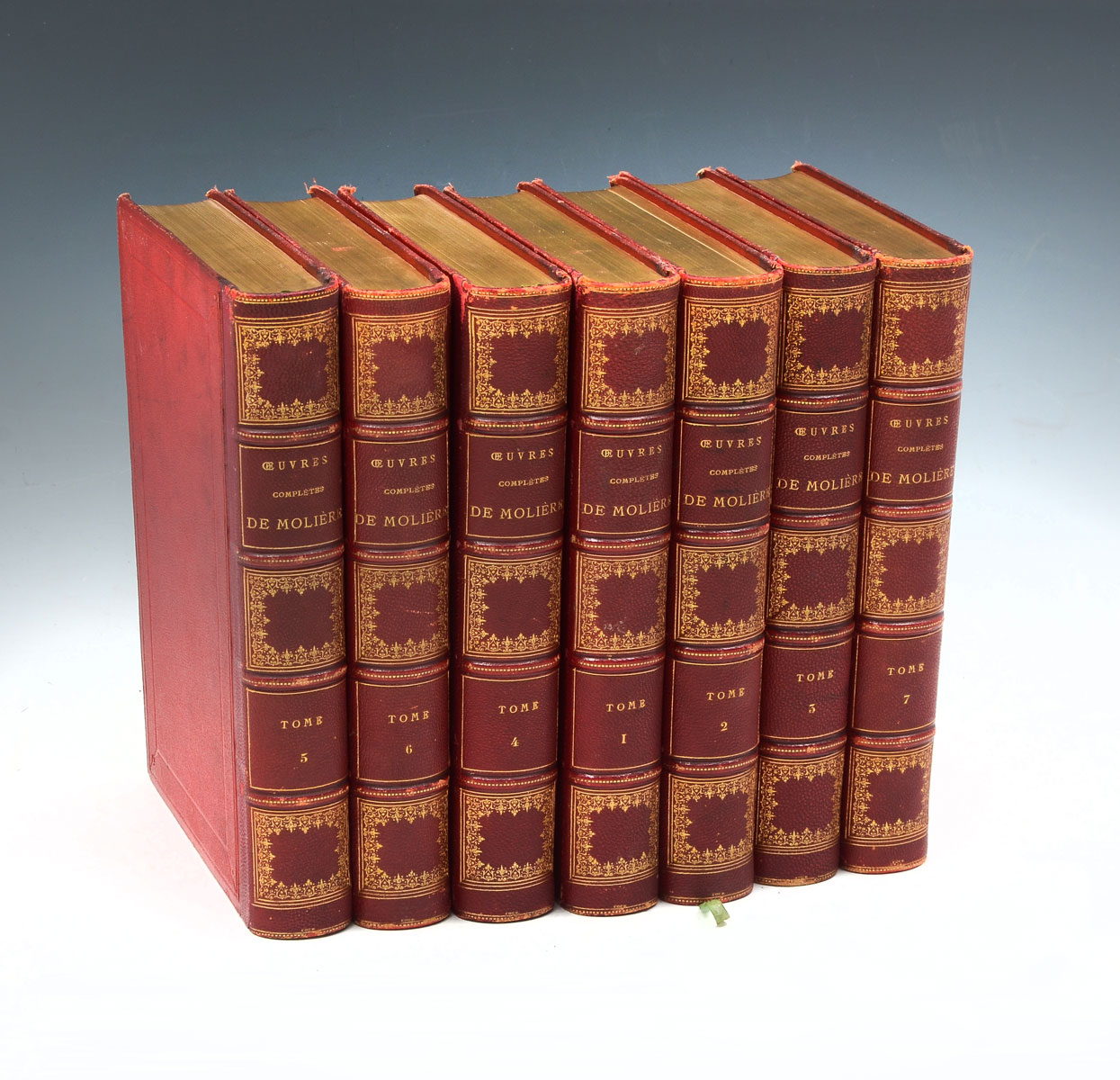 7 VOLUME OEUVRES DE MOLOERE 1864 36f8ce