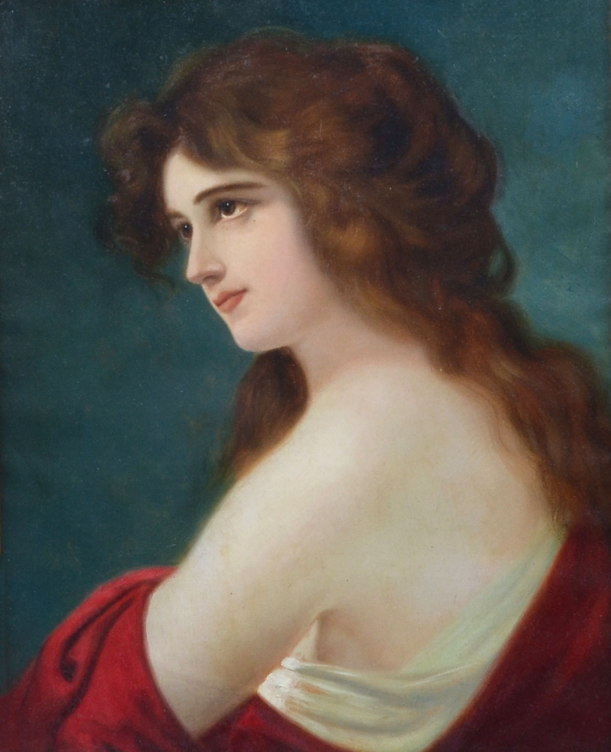 19TH CENTURY PAINTING OF A YOUNG 36f8c9