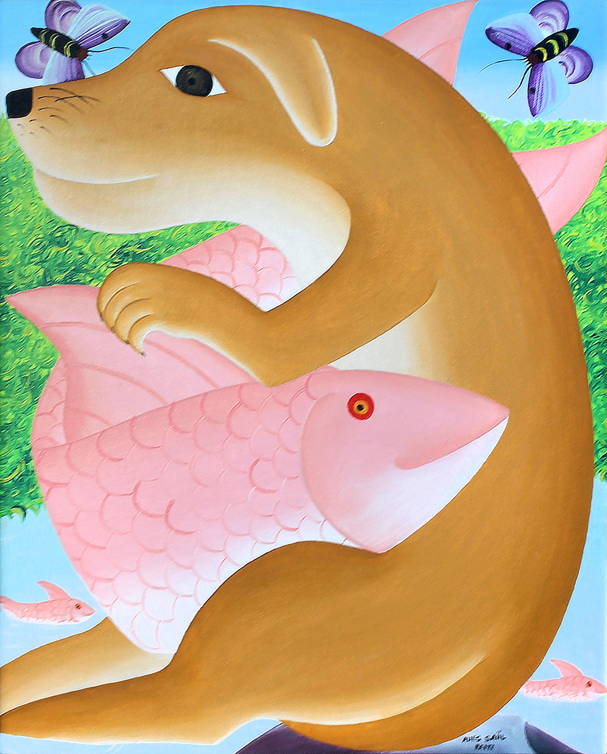 SAUL, Audes, (Haitian, 1949): Dog with